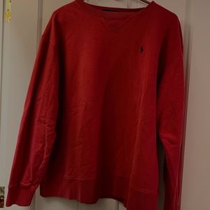 Red Polo Sweatshirt